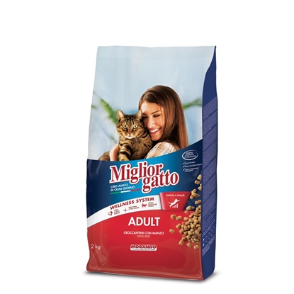 Picture of Migliorgatto ADULT KIBBLE WITH BEEF
